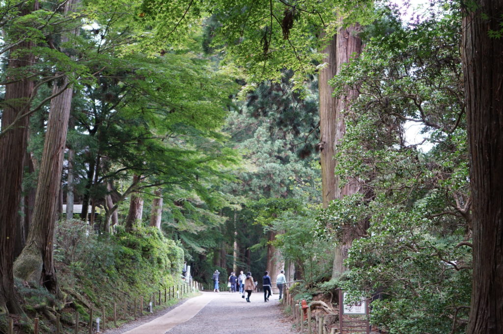 中尊寺　月見坂