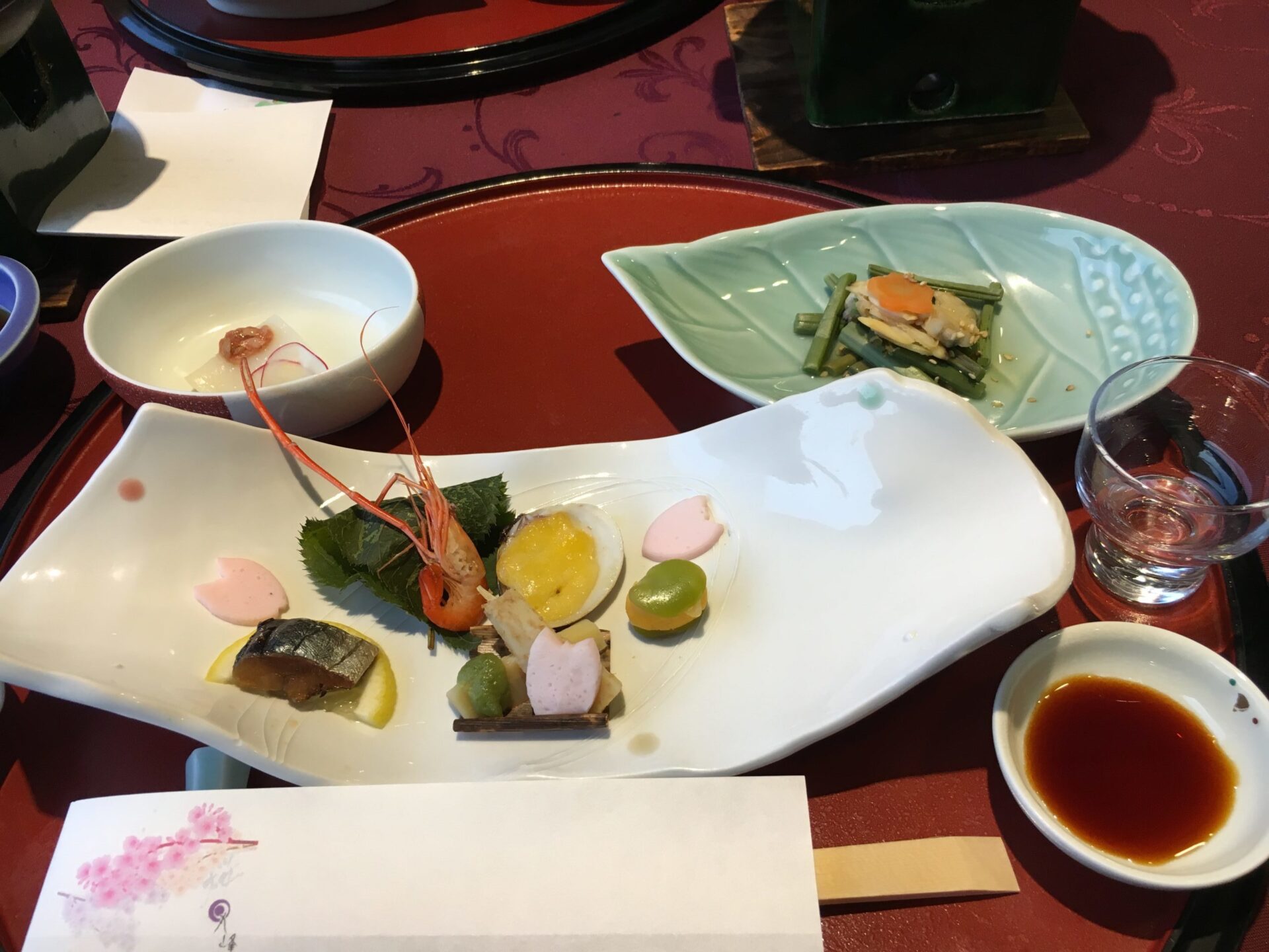 芦ノ牧温泉　夕食　前菜