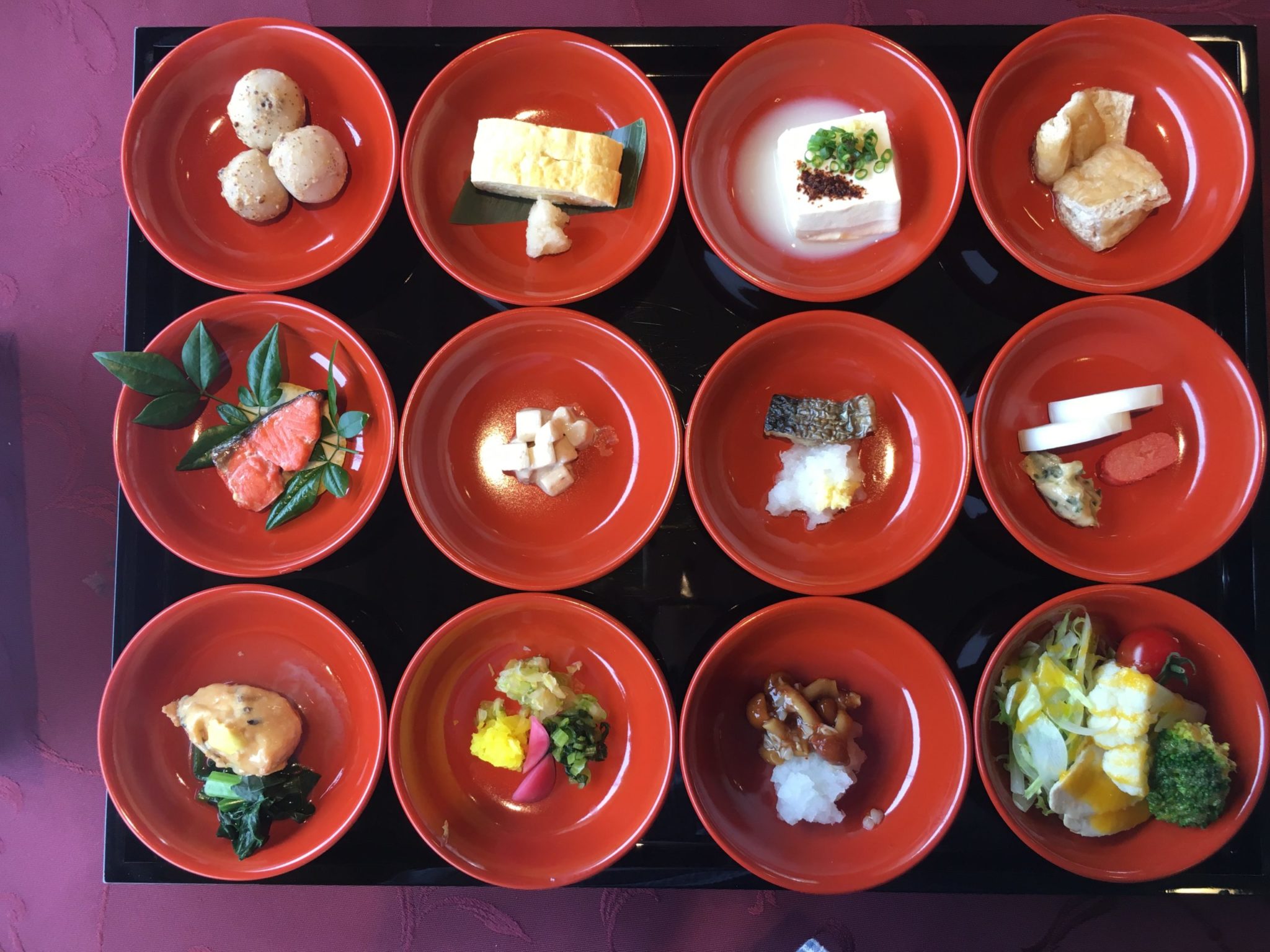 会津芦ノ牧温泉　丸峰別館　川音　朝食