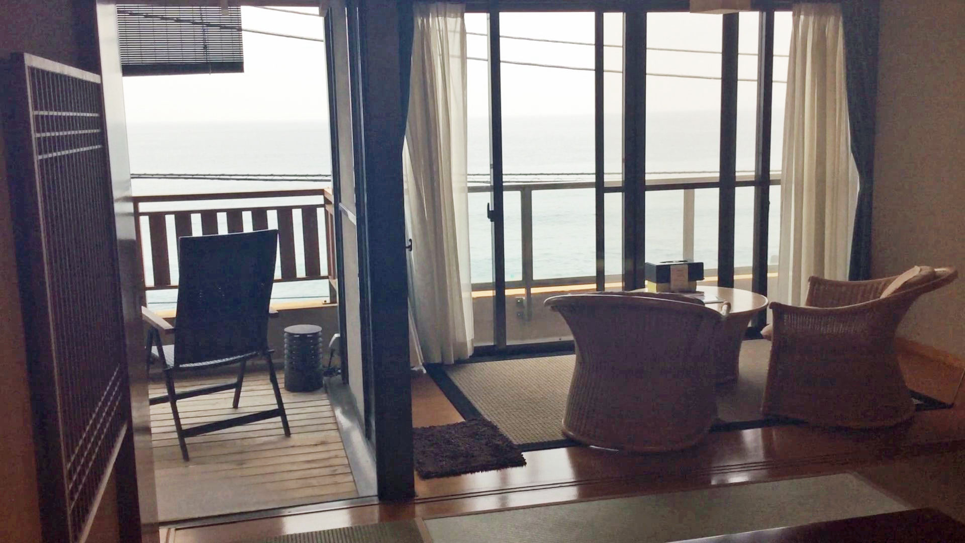 東伊豆町 片瀬温泉 片瀬館「ひいな」さん　特別室　広縁