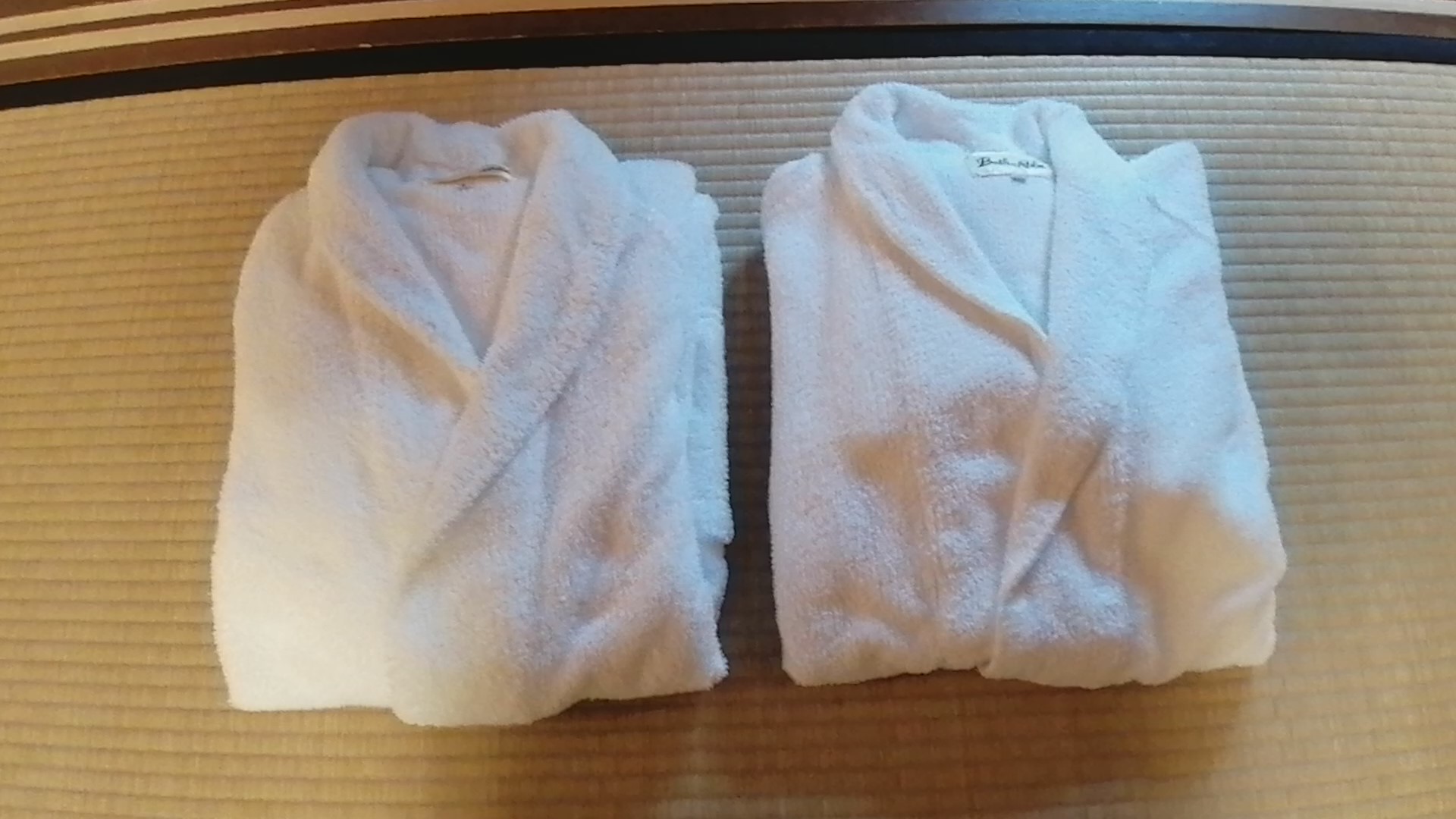 湯宿 せきや　バスローブ（2020年2月 当時）