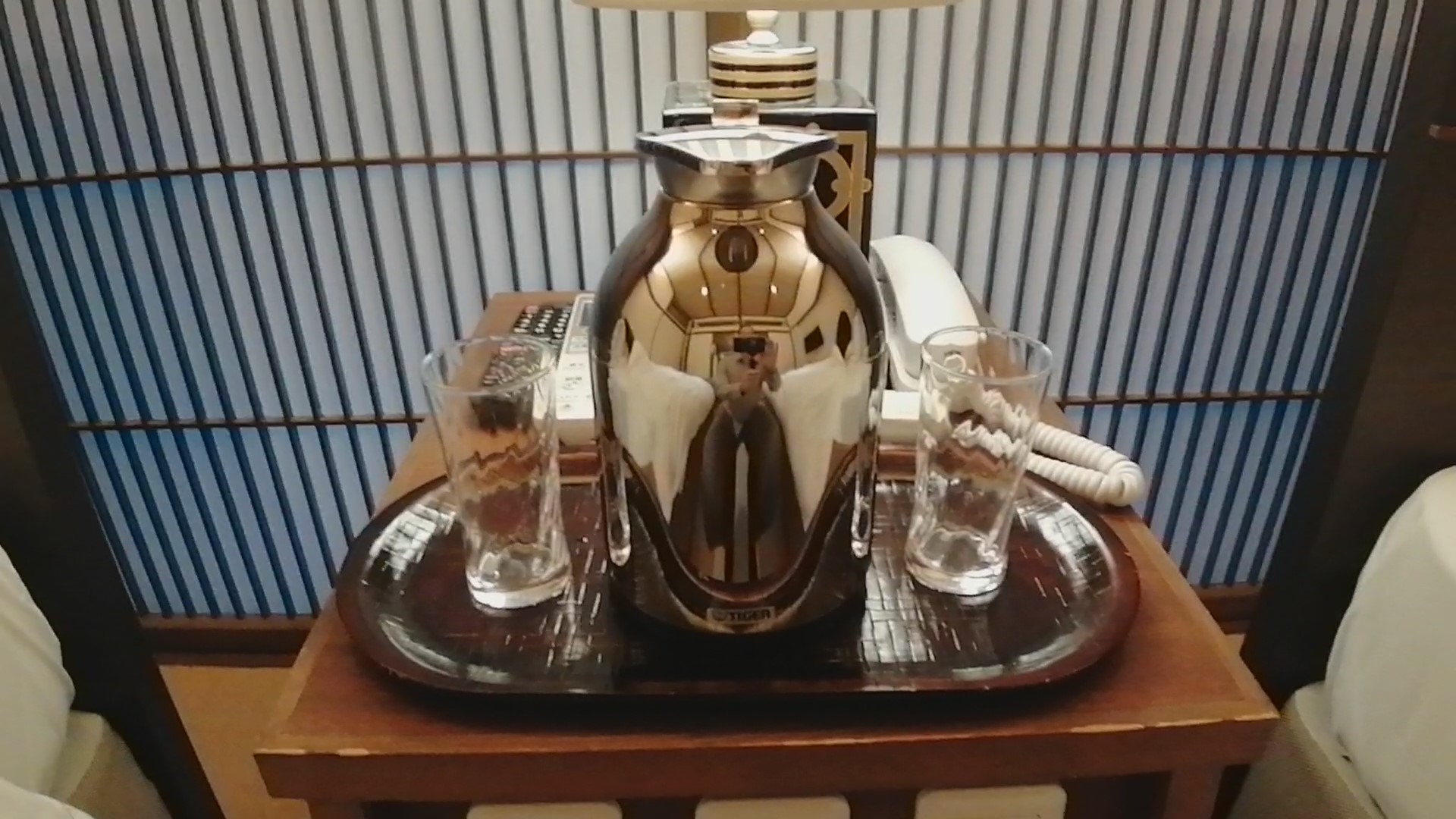 信州長野 上林温泉 湯宿 せきや　遊季亭　冷水ポット（2020年2月 当時）