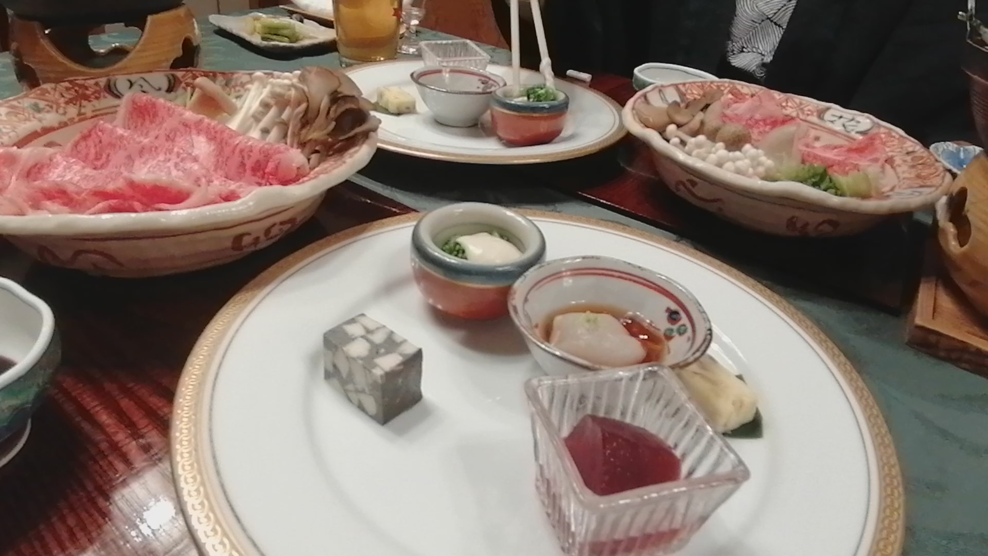 信州長野 上林温泉 湯宿 せきや　夕食　前菜　季節の盛り合わせ（2020年2月 当時）