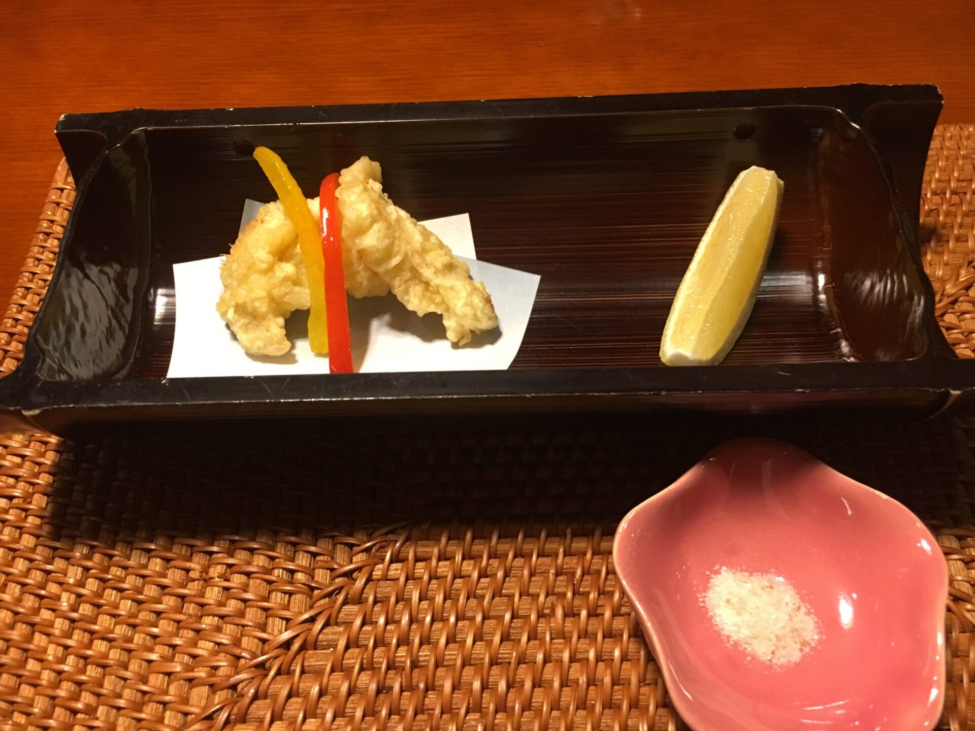 伊勢志摩　磯部わたかの温泉「はいふう」ふぐの天ぷら