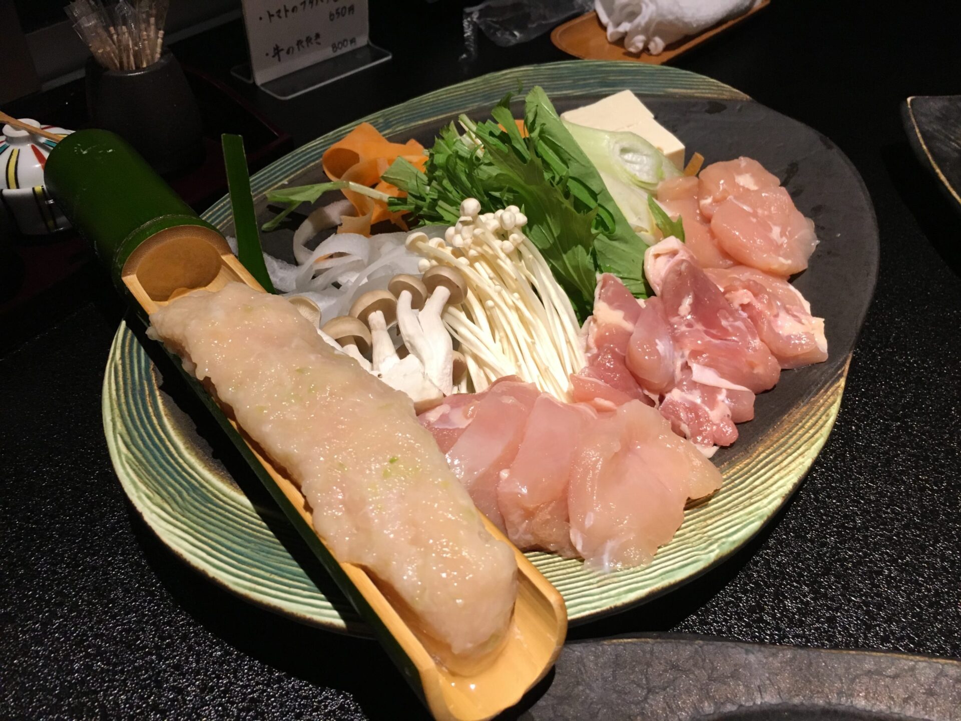 四季彩の宿 ふる里 夕食 祝い鶏の水炊き
