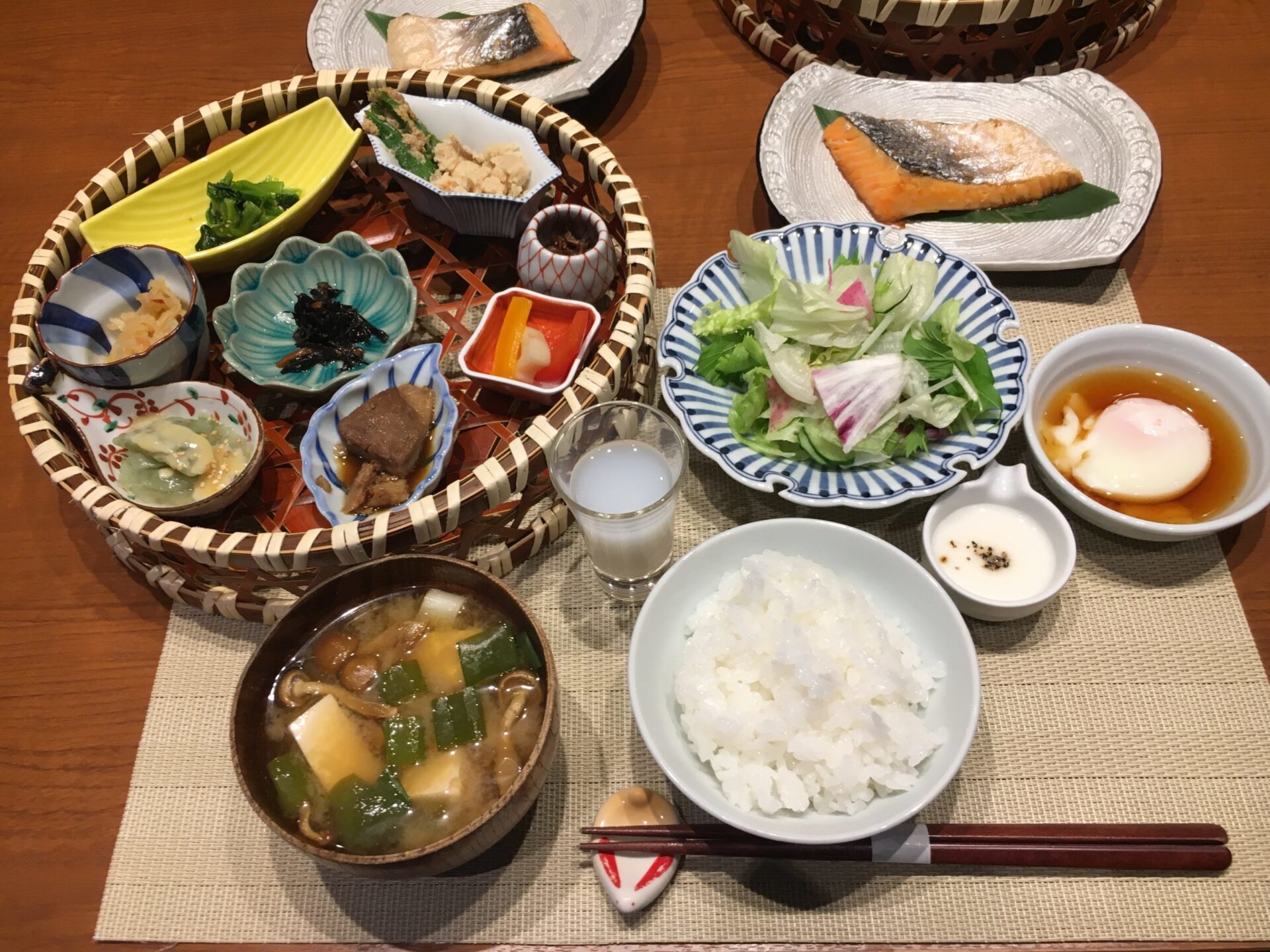 四万温泉 時わすれの宿 佳元 朝食(和食)(2019年)