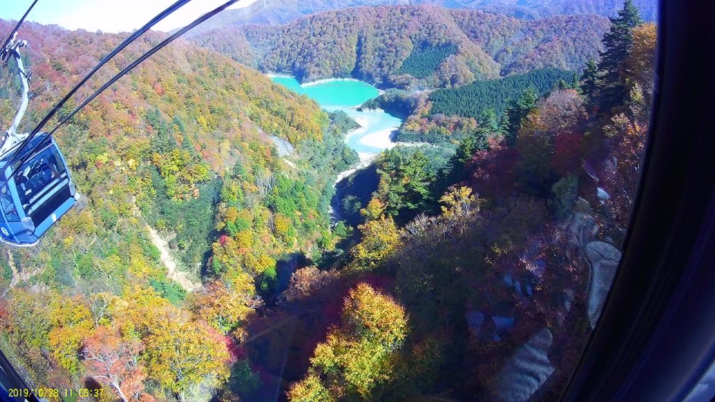 苗場 ドラゴンドラ 紅葉