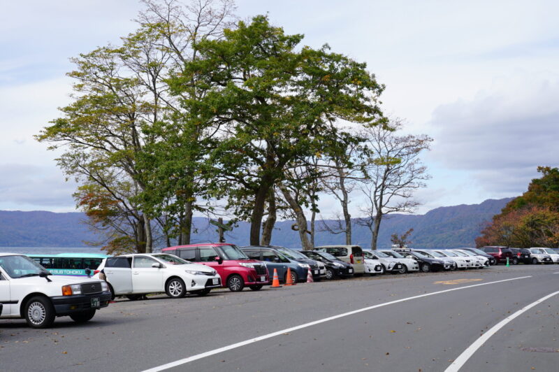 奥入瀬渓流 子ノ口駐車場