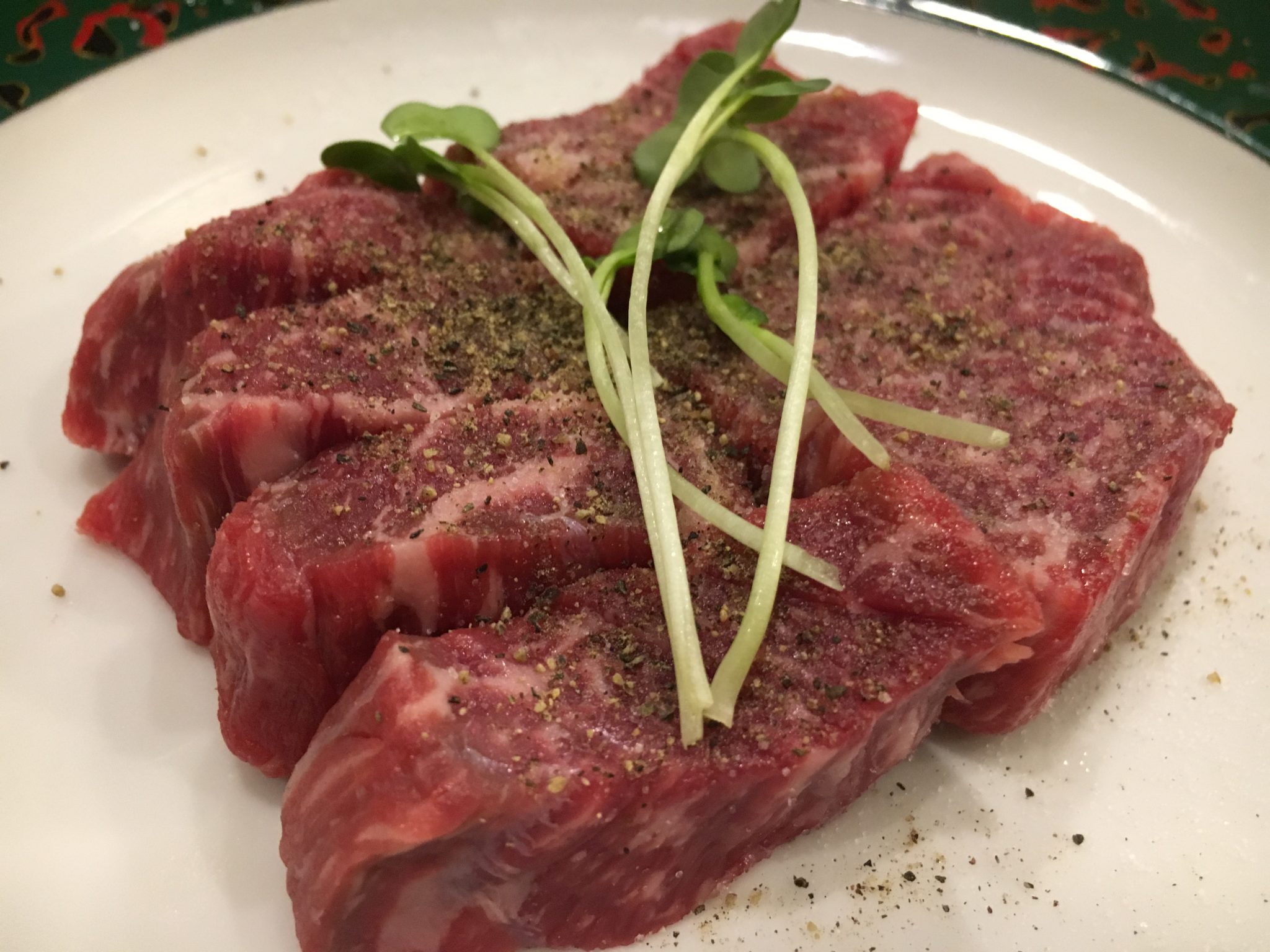 弘前グルメ　焼肉・冷麺　中道　前沢牛ステーキ