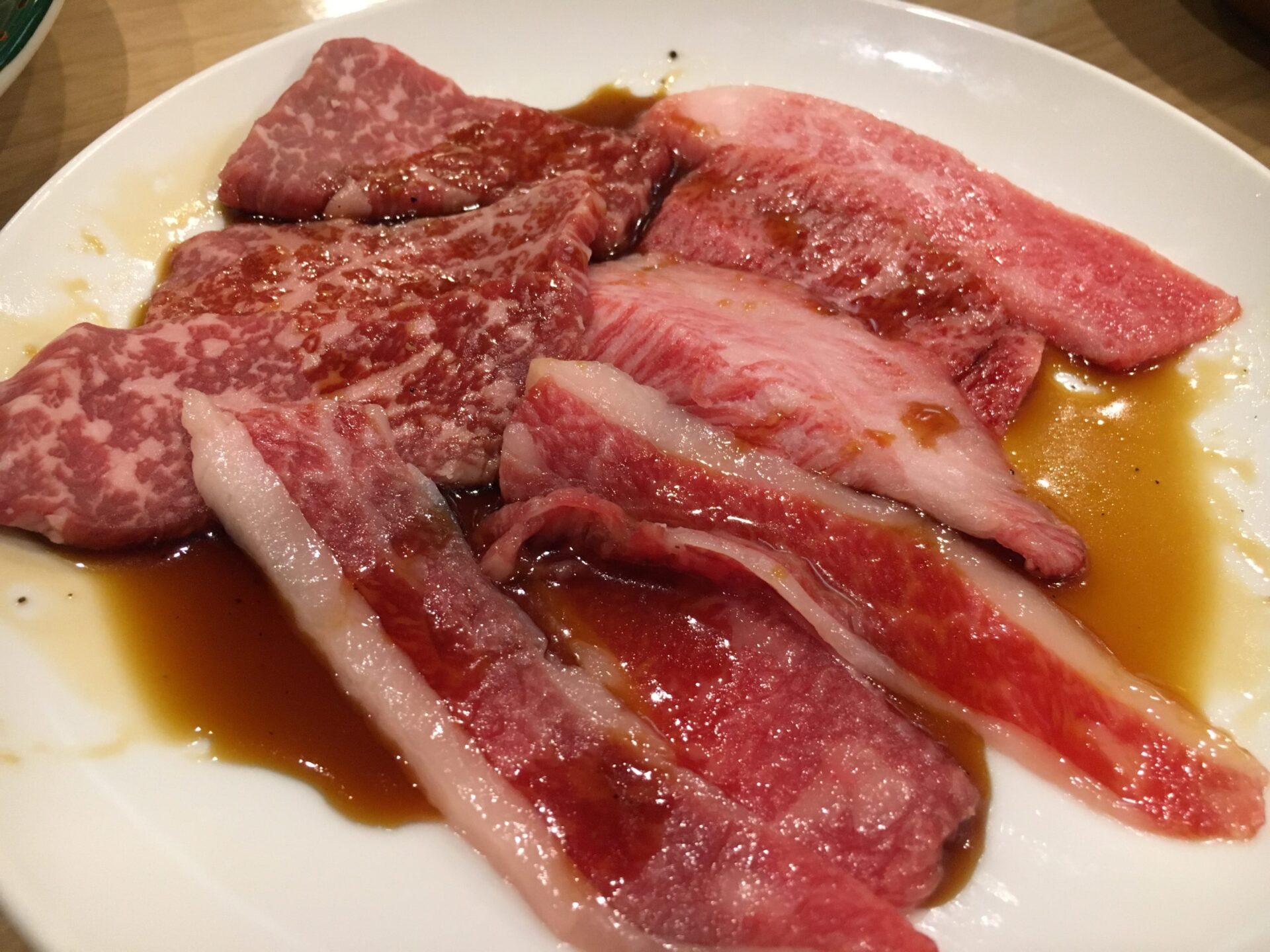 中道 カルビ、ロース、かぶり