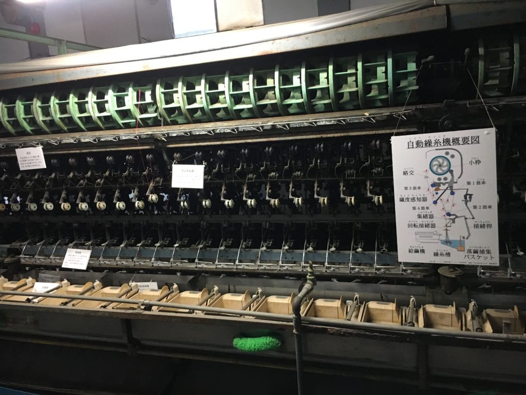 世界遺産 富岡製糸場 繰糸機