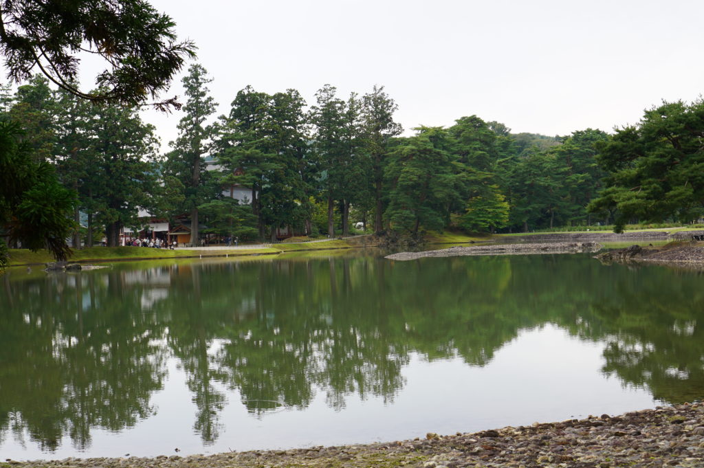 世界遺産 平泉 毛越寺 大泉が池