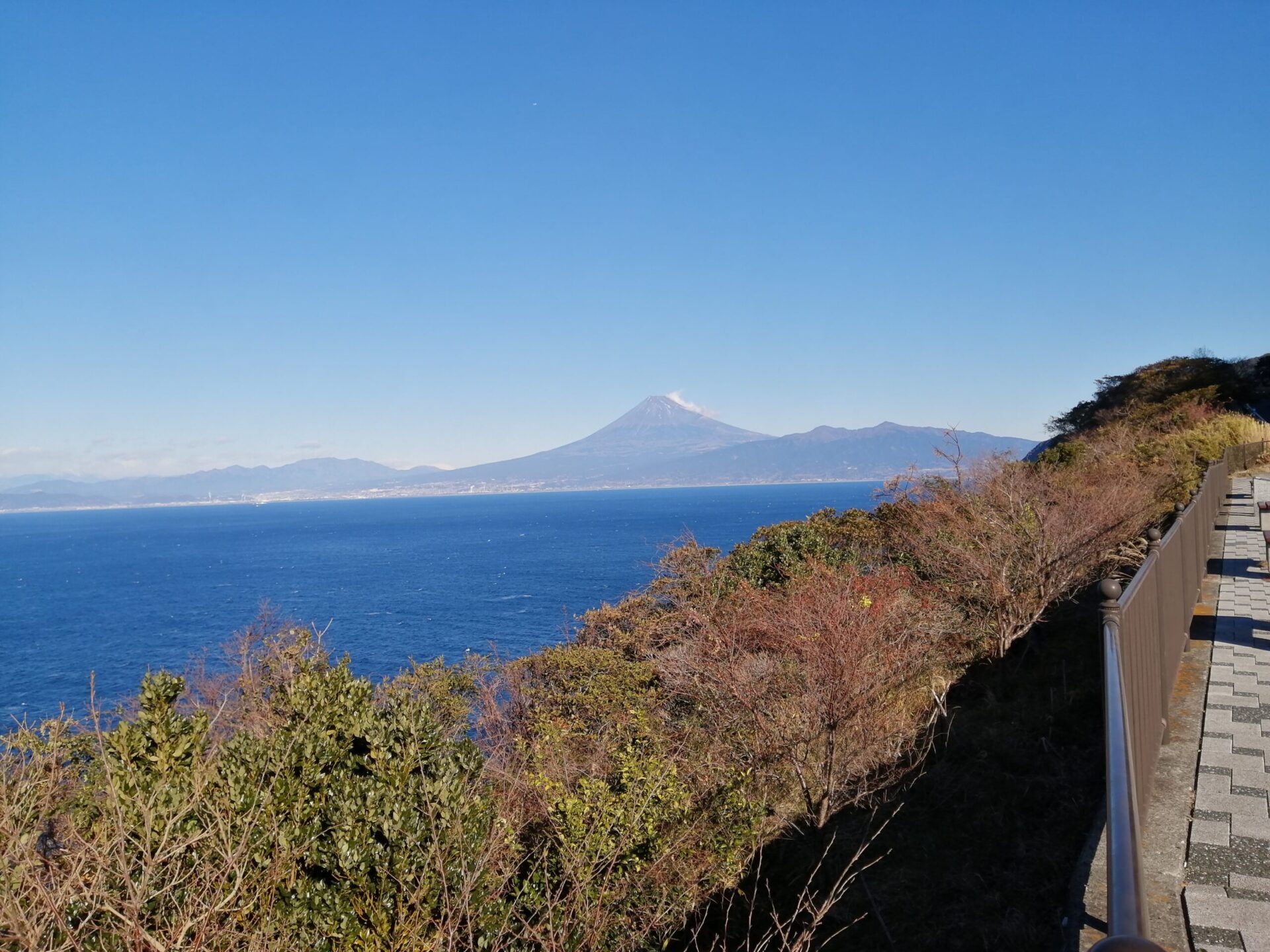 西伊豆 駿河湾越しの富士山