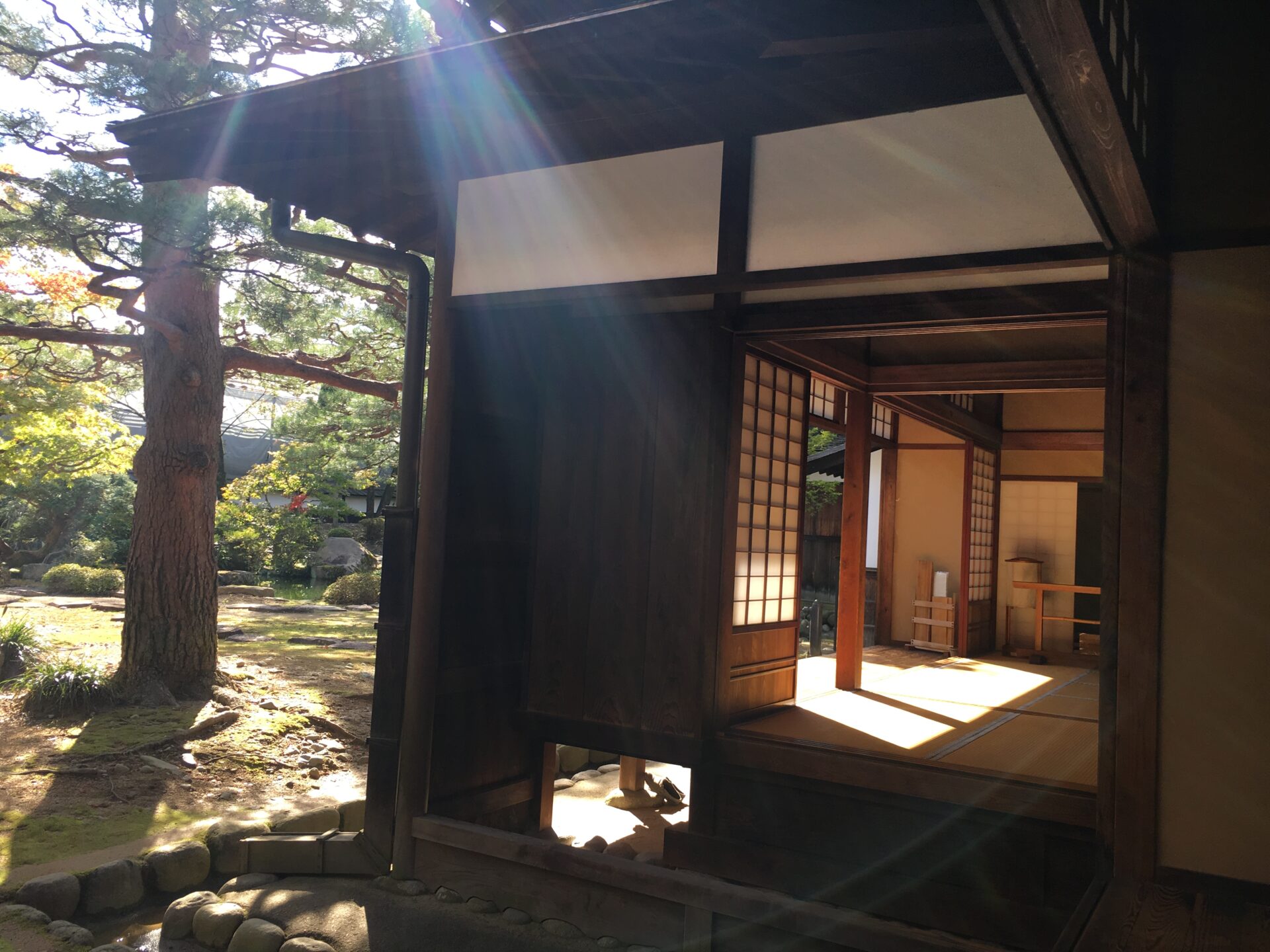 高山陣屋　縁側