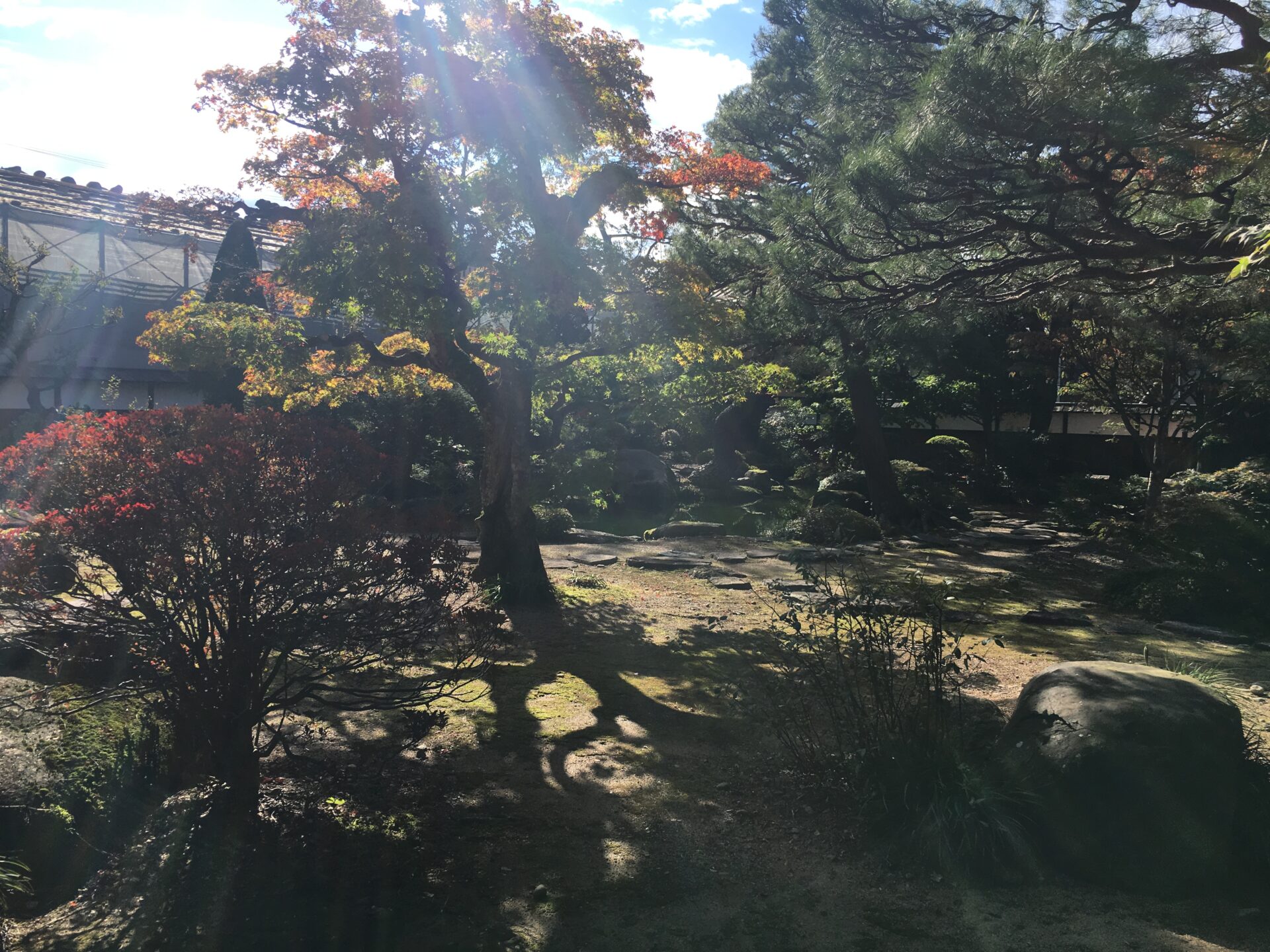 高山陣屋　庭園