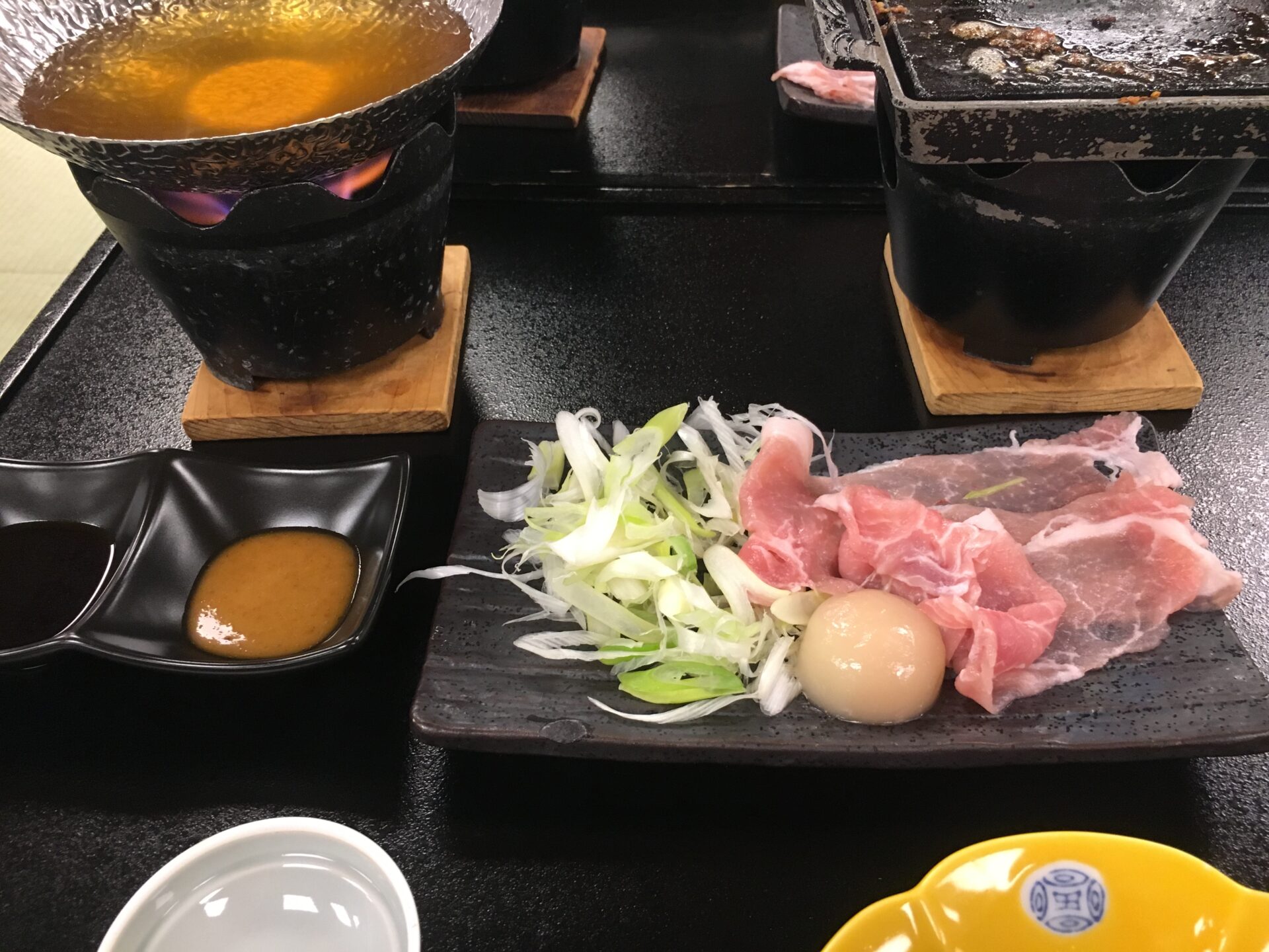 うみあかり 夕食 黒部名水ポーク