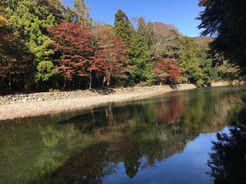 伊勢神宮　内宮　五十鈴川御手洗場