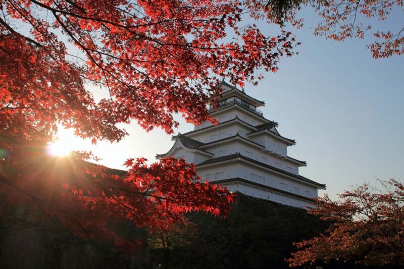 会津若松　鶴ヶ城　紅葉