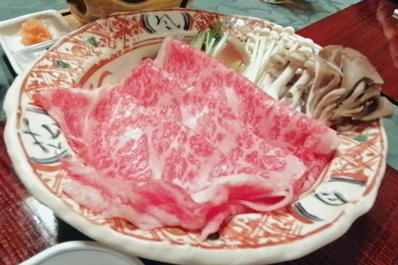 長野　上林温泉　湯宿　せきや　絶品しゃぶしゃぶ