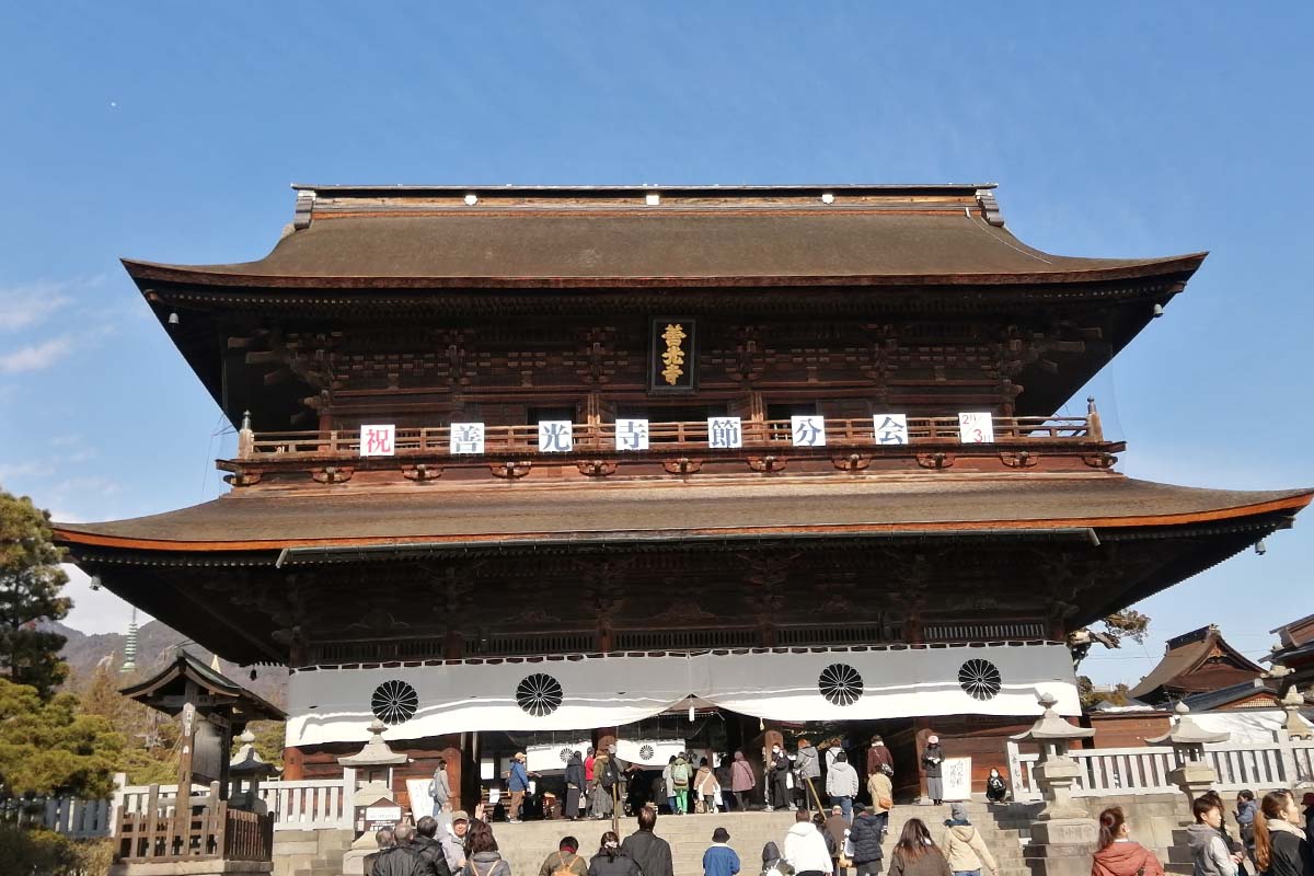 長野　善光寺　山門