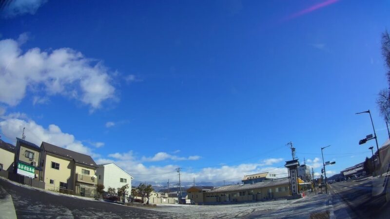 諏訪大社上社前宮駐車場