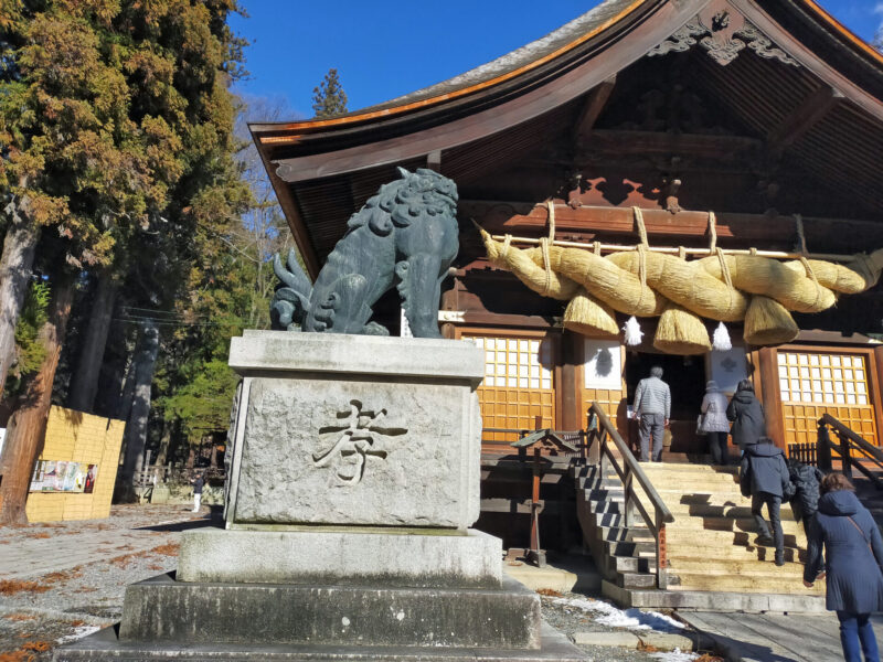 下社 秋宮 狛犬