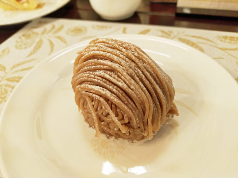 長野　小布施　栗の木テラス　モンブラン