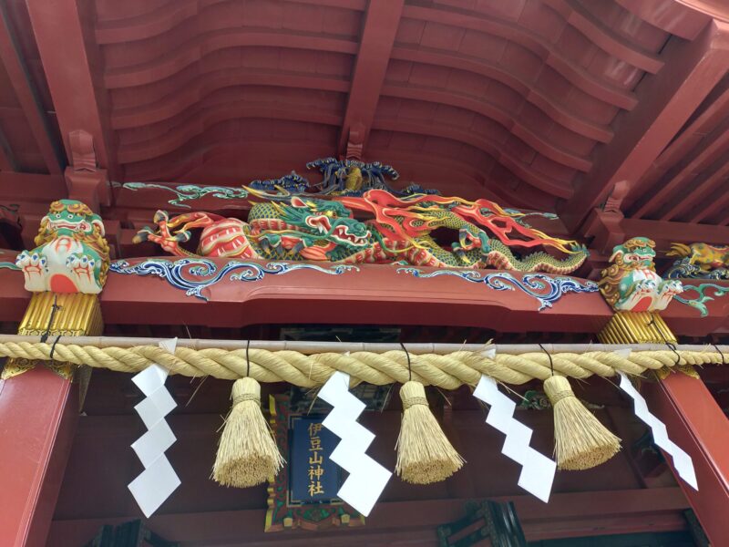 静岡県　伊豆山神社　本殿　彫刻
