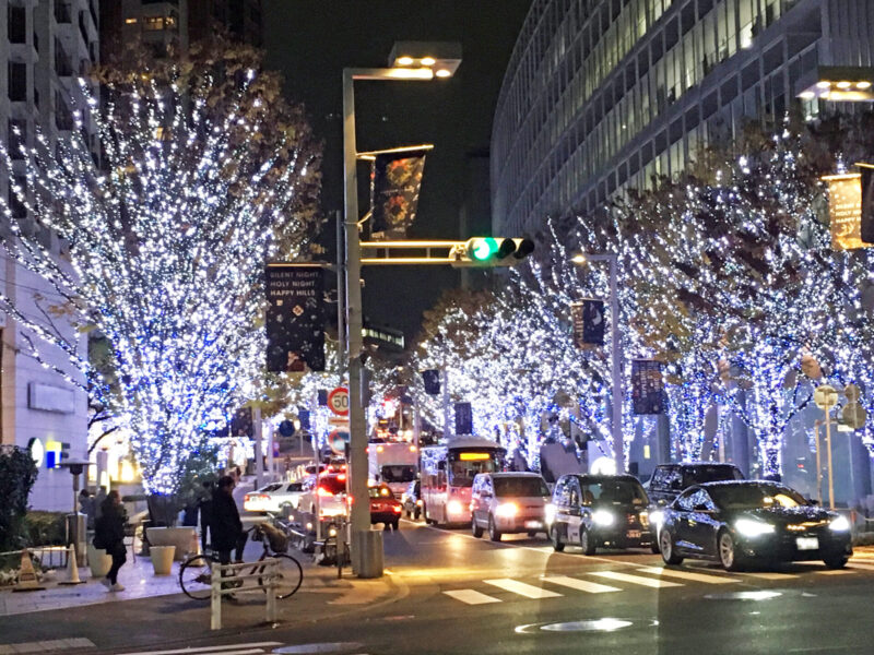 六本木 蔦屋書店前　けやき坂　イルミネーション