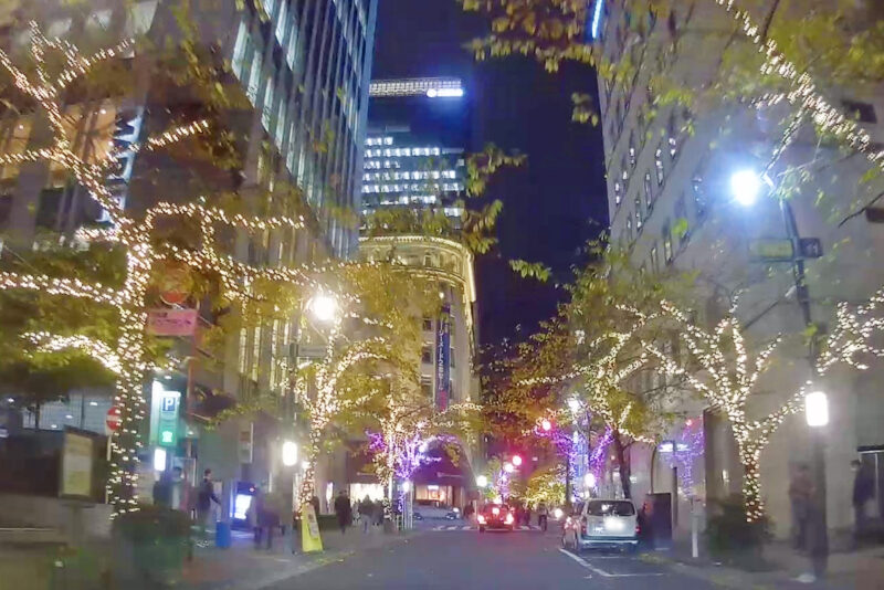 八重洲イルミネーション 日本橋さくら通りから高島屋へ