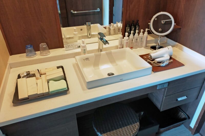 大室の杜 玉翠 洗面台