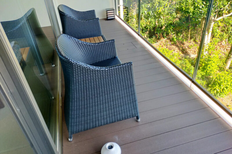 大室の杜 玉翠 蒼空 テラス席