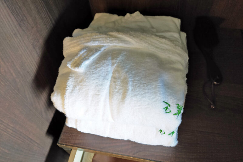 大室の杜 玉翠 バスローブ