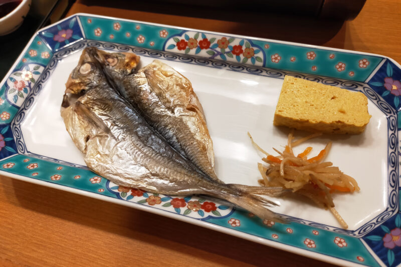 大室の杜 玉翠 朝食 あじ開き