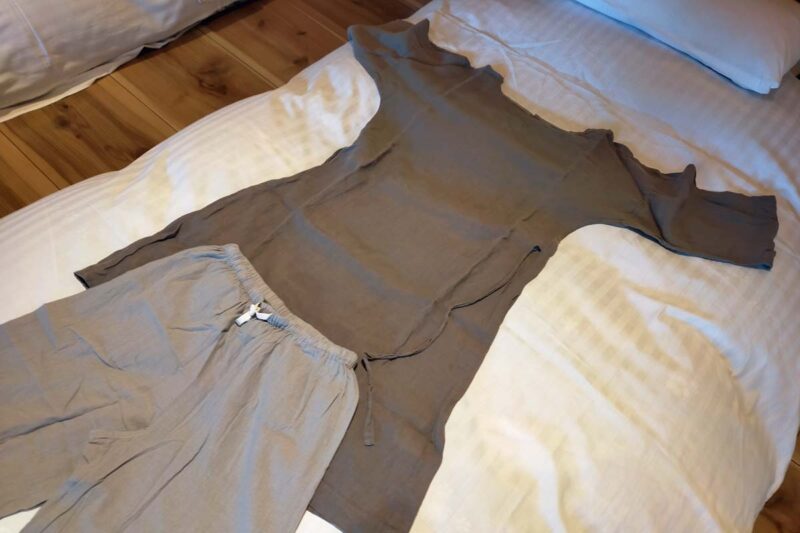 白馬ひふみ　露天風呂付スイート【季】　オリジナル館内着（女性用）