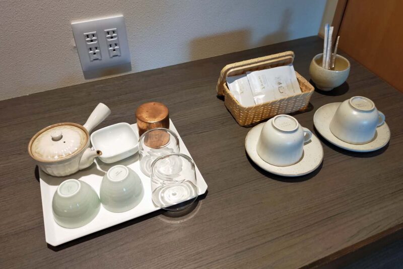 白馬ひふみ　露天風呂付スイート【季】　お茶とコーヒーのセット