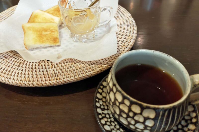 白馬ひふみ　朝食　コーヒー