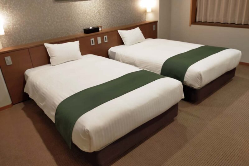 やまのは デラックス洋室 ベッド