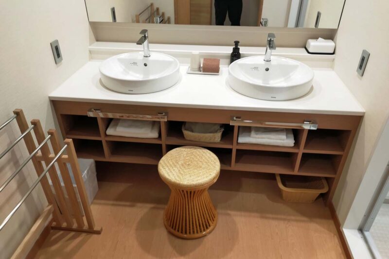 やまのは 洗面所