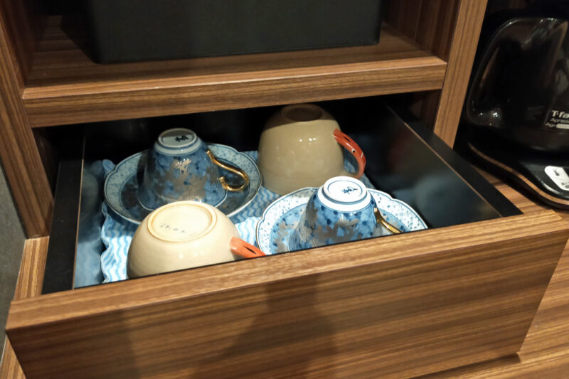 磐梯熱海温泉　守田屋　もみじスイート　お茶セット　カップ