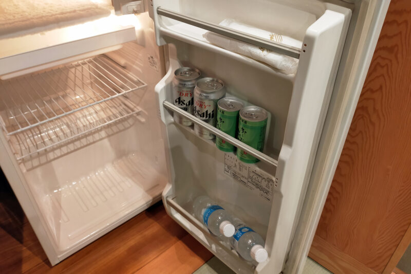 磐梯熱海温泉　守田屋　もみじスイート　冷蔵庫