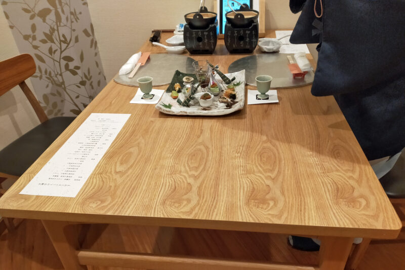 磐梯熱海温泉　守田屋　もみじスイート　個室食事処