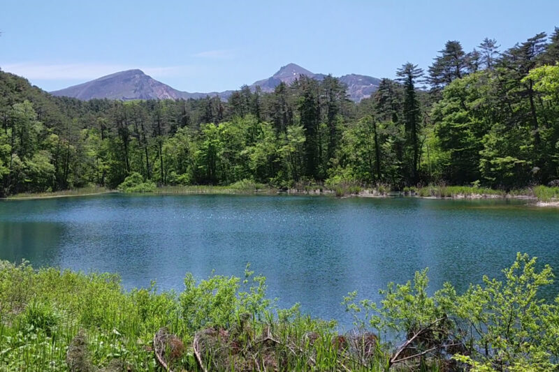 五色沼自然探勝路　るり沼