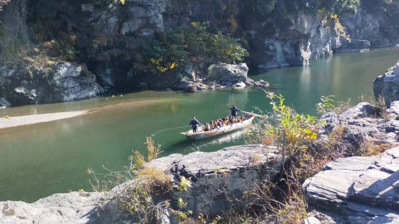 長瀞 ライン下り 紅葉