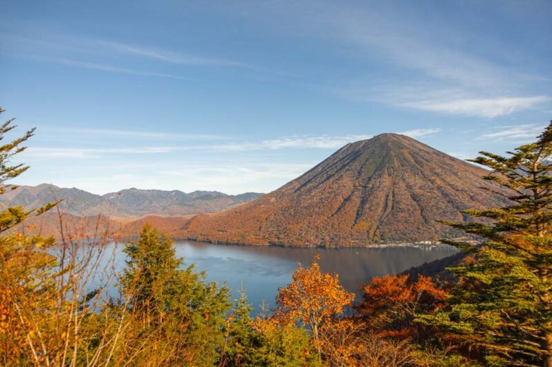 日光　中禅寺湖　紅葉