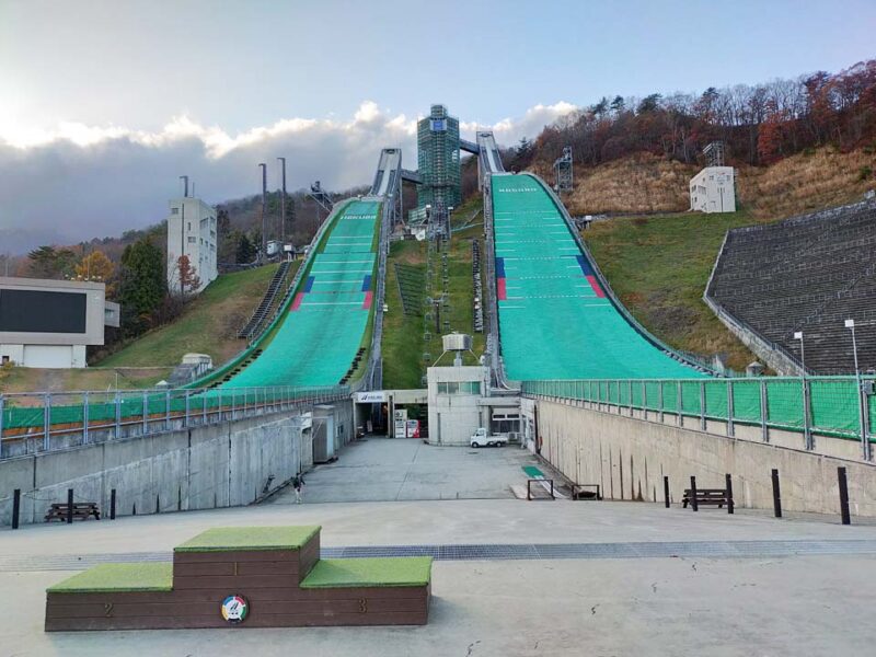 白馬ジャンプ競技場　ジャンプ台