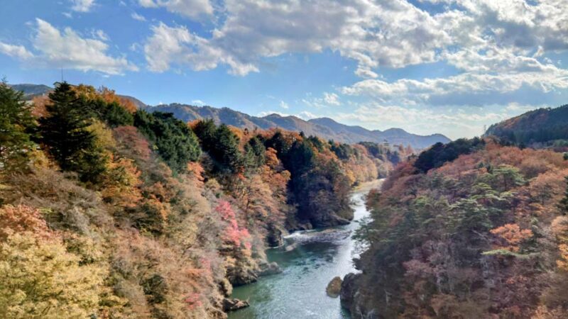 鬼怒川　紅葉