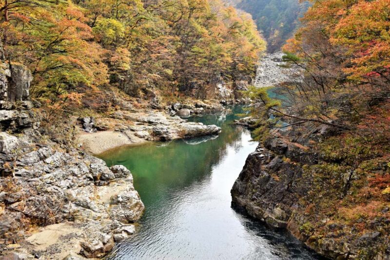 龍王峡　紅葉