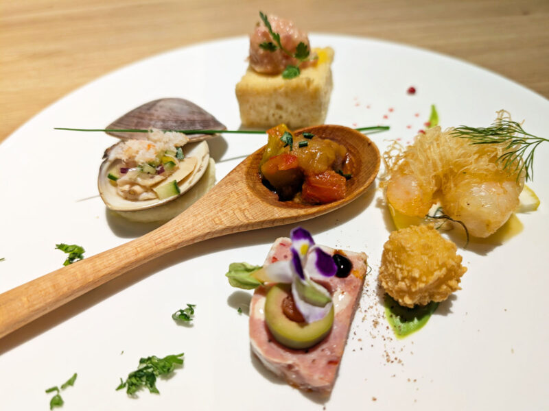 群馬　あらたし　みなかみ　夕食　前菜