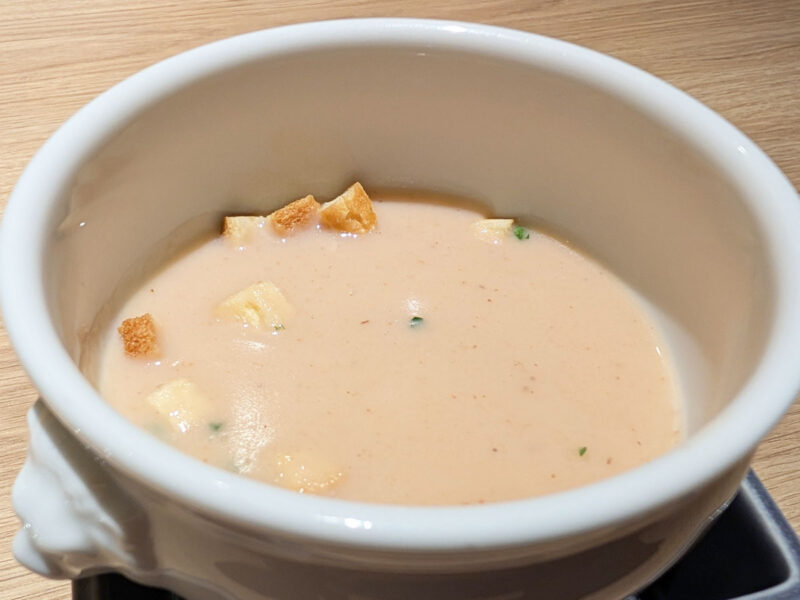 群馬　あらたし　みなかみ　夕食　スープ